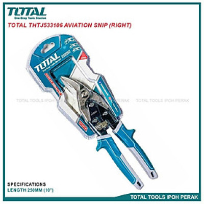 KÉO CẮT TÔN MỎ CONG PHẢI TOTAL THTJ533106 - HÀNG CHÍNH HÃNG