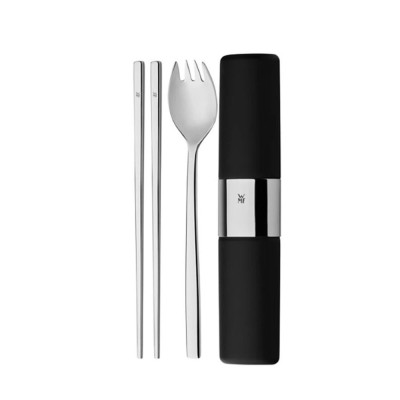 Bộ thìa đũa WMF My2Go Cutlery set 5-piece 5 chi tiết màu đen Hàng chính hãng