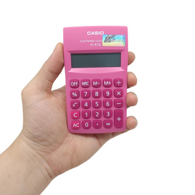 Máy Tính Casio HL815L-PK - Màu Hồng