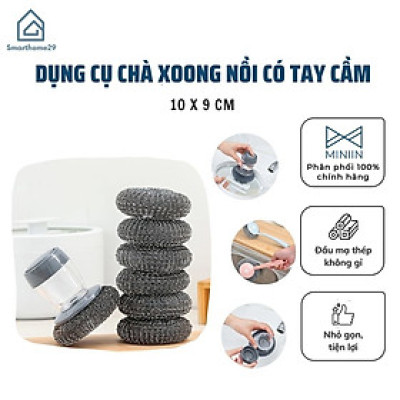 Dụng Cụ Chà Xoong Nồi Đa Năng Cầm Tay Siêu Sạch - Có Ngăn Đựng Nước Rửa Chén Tiện Lợi - Hàng Loại 1 Chính Hãng MINIIN