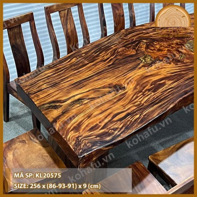 Mặt Bàn Me Tây Uốn Lượn Tự Nhiên - KL20575