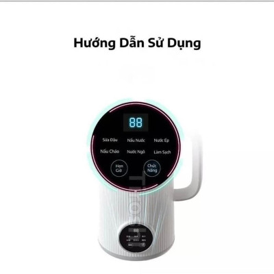 Máy Làm Sữa Hạt, Máy Nấu Sữa Hạt OSTMARS Hàng Chính Hãng  800ml - 8 Chức Năng Xay Nấu Tiện Lợi
