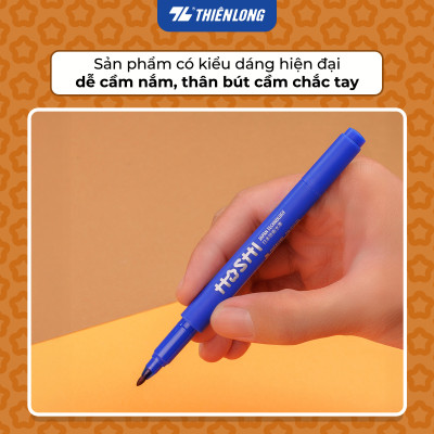 Combo 10 Bút lông dầu Hoshi Thiên Long PM-019/HS - Công nghệ Nhật Bản