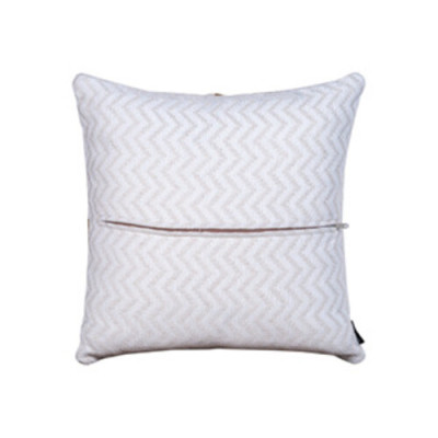 Gối sofa tựa lưng hình vuông cao cấp, kết hợp da bò thật và vải DVQ6008M | REEKO