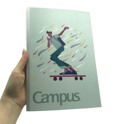 Combo 5 Tập Life Flow - B5 Kẻ Ngang Có Chấm 120 Trang ĐL 70g/m2 - Campus NB-BLFL120 (Mẫu Màu Giao Ngẫu Nhiên)