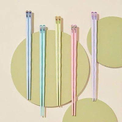 Set 5 Đôi Đũa Ăn Kiểu Nhật Bản – Chống Trượt, Kháng Khuẩn, Chịu Nhiệt – Nhiều Màu Cao Cấp - HÀNG CHÍNH HÃNG MINIIN
