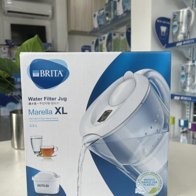 Bình Lọc Nước BRITA Marella XL White - 3.5L (Kèm Maxtra Plus)