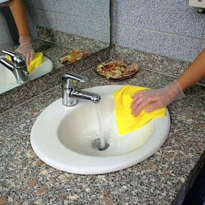 Combo 4 khăn lau đa năng MÀU VÀNG 3M SCOTCH-BRITE , 34 CM X 35 CM, 4 CÁI/GÓI