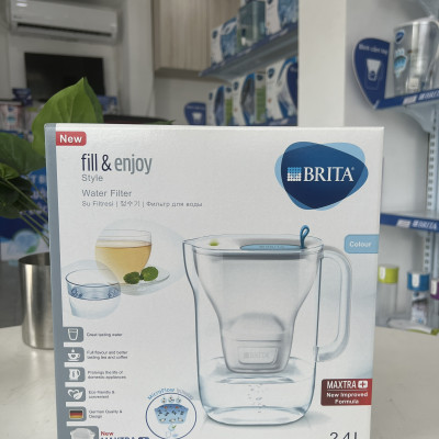Bình Lọc Nước BRITA Style BLue - 2.4L (Kèm Maxtra Plus)
