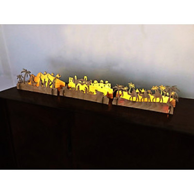 Bộ khung trang trí gỗ Giáng sinh Noel - Đêm Chúa Giáng Sinh