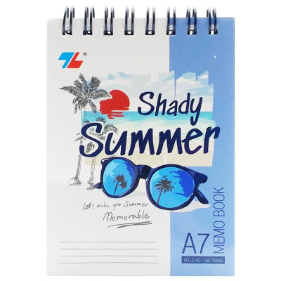 Sổ Lò Xo A7 Kẻ Ngang 160 Trang 70gsm - Thiên Long MB-002