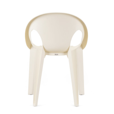 Ghế nhựa đúc liền khối, dạng ghế bành, kiểu châu âu, 3 màu . Nhập Khẩu Chính hãng cobi home.