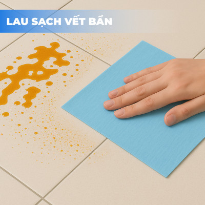 Khăn lau bếp ENJOY for house, vải không dệt, dùng một lần, mềm mịn, dễ hút nước, độ đàn hồi tốt, khó rách