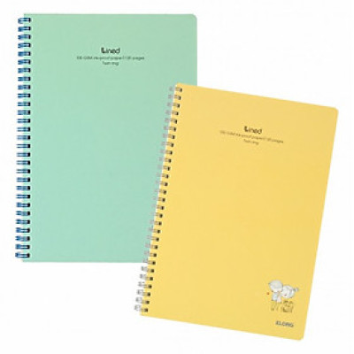 Vở kẻ ngang lò xo Lined Klong- 120 trang; Ms 581