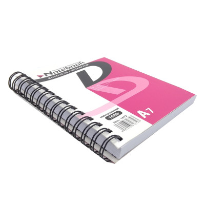 Sổ Lò Xo Business Devyt A7 - D1672 - 160 Trang ĐL70/92 - Mẫu 2 - Màu Hồng