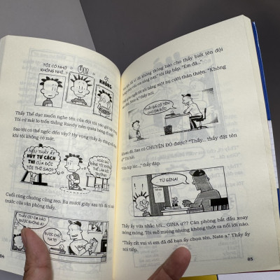 (bộ 3 cuốn truyện tranh nằm trong danh sách bán chạy nhất của New York Times) BIG NATE - HG Books