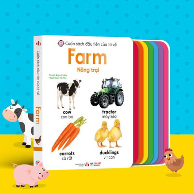 Sách - Cuốn Sách Đầu Tiên Của Tớ Về - Farm - Nông Trại (Song Ngữ Anh-Việt)