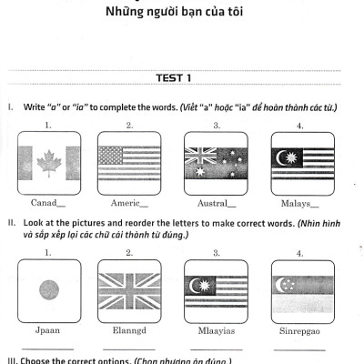 Đề Kiểm Tra Tiếng Anh 4 - Có Đáp Án (Dùng Kèm SGK Tiếng Anh 4 Global Success) _HA