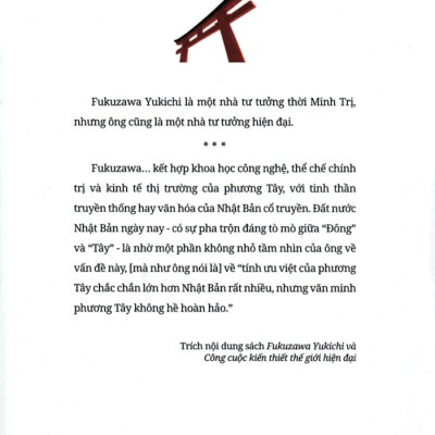 Fukuzawa Yukichi Và Công Cuộc Kiến Thiết Thế Giới Hiện Đại