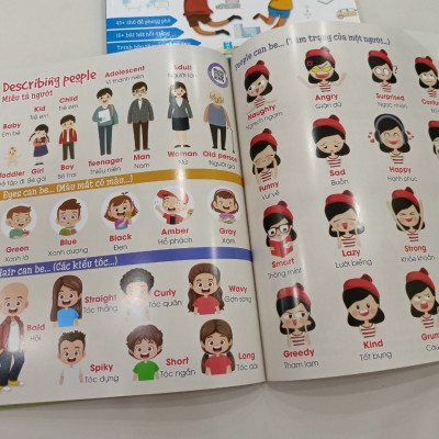 Sách- Bé Chinh Phục 2000 Từ Vựng Tiếng Anh 119 trang (My First 2000 English Words)