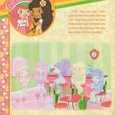 Cô Bé Bánh Dâu- 1000 Đề Can Lấp Lánh - Tập 4