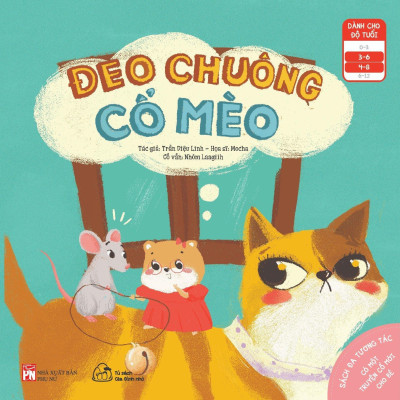 Sách Đa Tương Tác - Có Một Truyện Cổ Mới Cho Bé: Đeo Chuông Cổ Mèo (Dành Cho Bé 3-8 Tuổi)