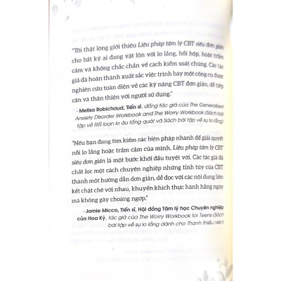 Liệu Pháp Tâm Lý CBT Siêu Đơn Giản - Vanlangbooks