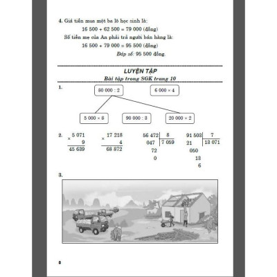 Sách - Combo hướng dẫn giải bài tập toán 4 - tập 1 + 2 (bám sát sgk kết nối tri thức với cuộc sống) - HA