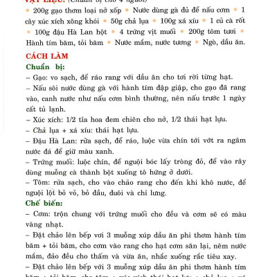 30 Món Cơm Lạ Và Ngon