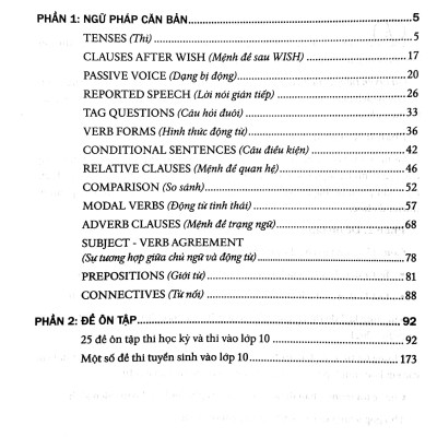 Ôn Luyện Tiếng Anh Lớp 9 - Không Đáp Án (Tái Bản - Có Chỉnh Lý)