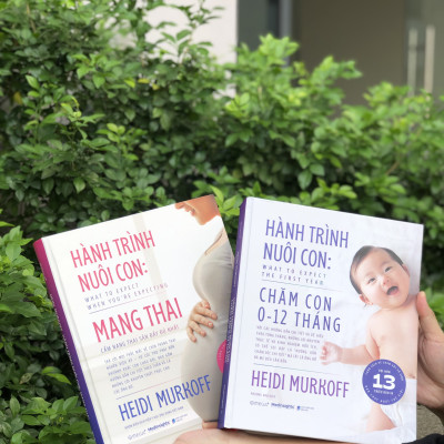 Combo Hành Trình Nuôi Con: Mang Thai + Chăm Con 0 -12 Tháng (Heidi Murkoff) - Omega Plus