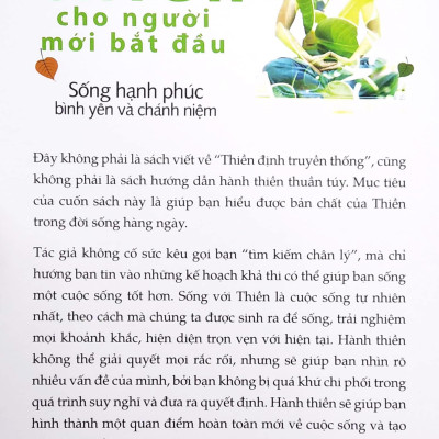 Thiền Cho Người Mới Bắt Đầu
