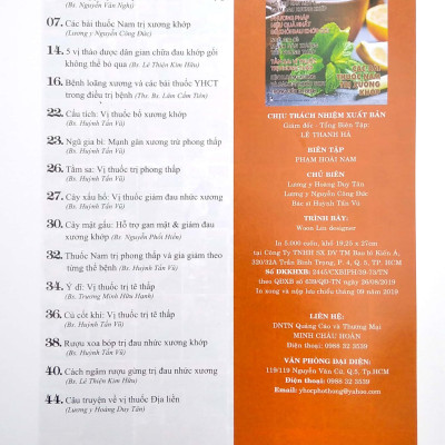 Y Học Phổ Thông Dành Cho Mọi Người - Chuyên Đề: Thuốc Nam Và Xương Khớp 2