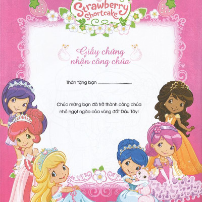 Cô Bé Bánh Dâu- 1000 Đề Can Lấp Lánh - Tập 4