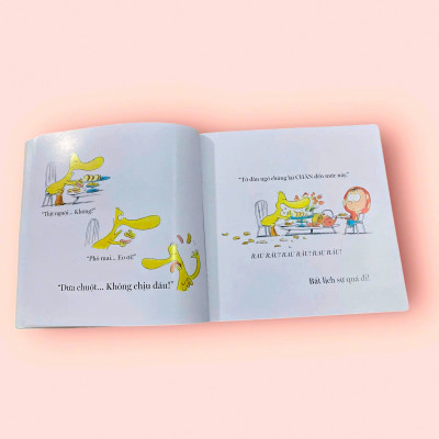 Sách cho bé - Bất Lịch Sự Quá Đi! - Vịt và Chấm - Sách tranh - Dành cho trẻ 3+