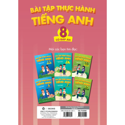 Sách - Bài tập Thực hành tiếng Anh 8 (Có đáp án) - Dùng kèm SGK TA 8 GLOBAL SUCCESS - ZB