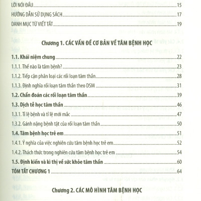 Tâm Bệnh Học (Sách chuyên khảo)