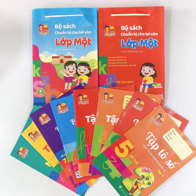 Chuẩn Bị Cho Bé Vào Lớp Một (Túi 8 Cuốn) - Bản Quyền