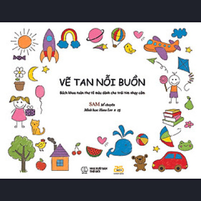 VẼ TAN NỖI BUỒN - Sách tô màu