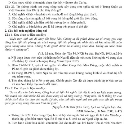 Luyện Thi Tốt Nghiệp THPT Theo Hướng Đánh Giá Năng Lực Môn Lịch Sử (Dùng Chung Cho Các Bộ SGK Hiện Hành) - HA