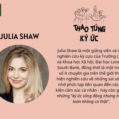 Thao túng ký ức - Tiến sĩ Julia Shaw - 1980BOOKS HCM