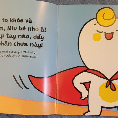 Sách Ehon Miu Bé Nhỏ Phần 3 Song Ngữ - Đừng Ném Đồ Nhé Song Ngữ