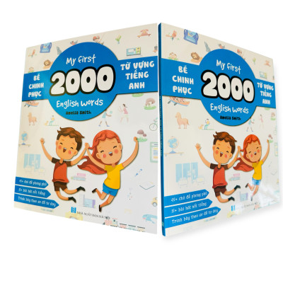 Sách- Bé Chinh Phục 2000 Từ Vựng Tiếng Anh 119 trang (My First 2000 English Words)