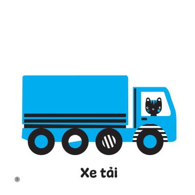 Sách - Sách Kích Thích Thị Giác Và Xúc Giác - Phương Tiện Giao Thông - Bìa Cứng