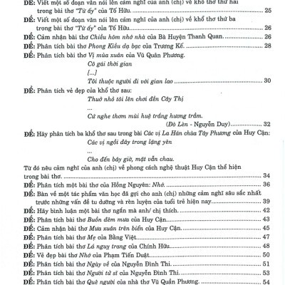 Cảm Nhận, Phân Tích Tác Phẩm Văn Học Ngoài Sách Giáo Khoa Ngữ Văn THPT - Tác Phẩm Thơ & Truyện (Dùng Chung Cho Các Bộ SGK Hiện Hành) - HA 