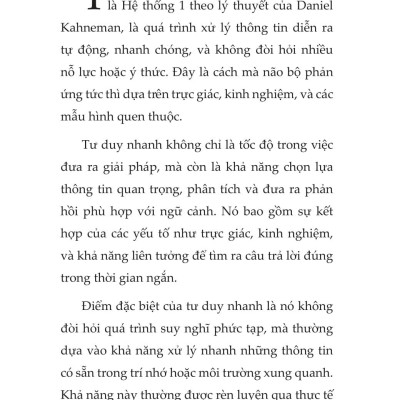 Sách - Rèn Luyện Kỹ Năng Tư Duy Nhanh Trong Công Việc