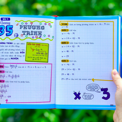 Sách Toán Học - Sổ Tay Bài Tập Toán - Á Châu Book - Tổng Hợp Kiến Thức Toán Học Từ Lớp 4 Đến lớp 9