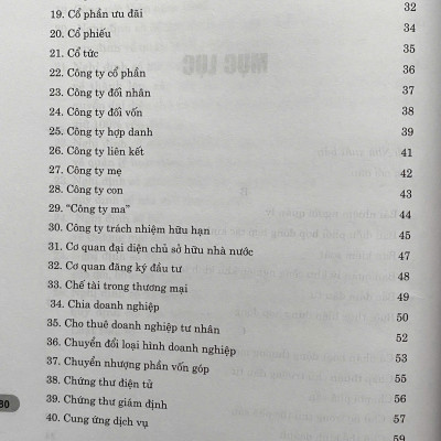 Thuật Ngữ Pháp Lý Trong Lĩnh Vực Thương Mại và Đầu Tư