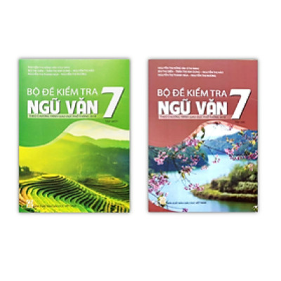Sách - Combo Bộ đề kiểm tra ngữ văn 7 ( Tập 1 + Tập 2 )