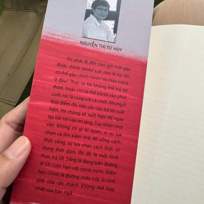 SỐNG LÀ ĐANG TRÊN ĐƯỜNG TỚI CUỘC HẸN VỚI CHÍNH MÌNH – Nguyễn Thị Từ Huy – NXB Hội nhà văn